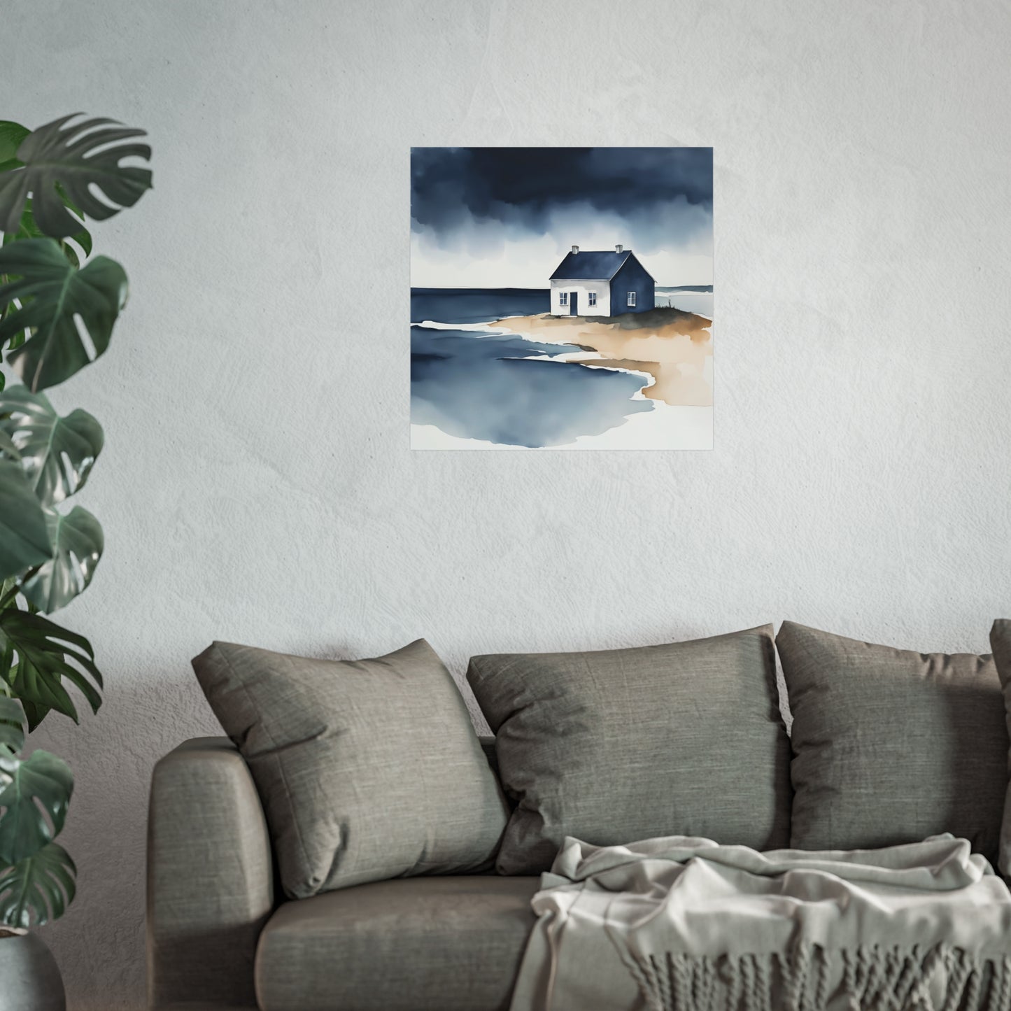 Blue Collection 8 Matte Print