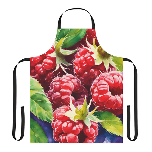 Raspberries 01 Apron 5-Color Straps