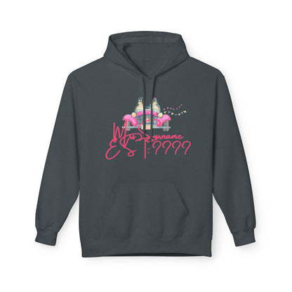 (Personalizable) Me/Mrs NAME EST DATE Unisex Valentines Hoodie