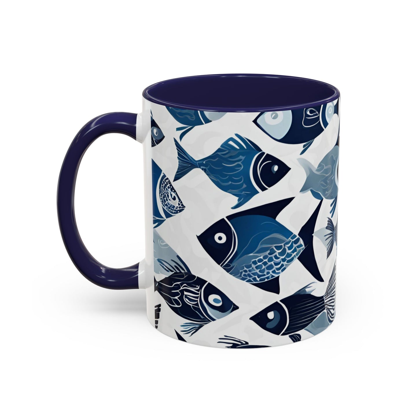Fish 12 Accent Coffee Mug (11oz)