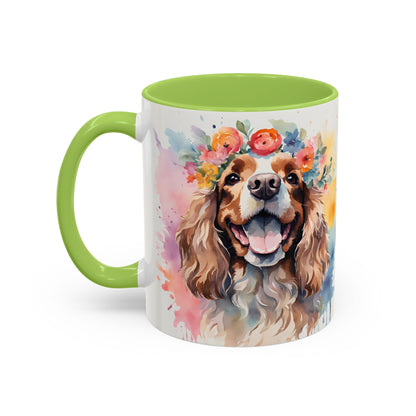 Cocker Spaniel 02 Accent Coffee Mug - Dog Lover Gift