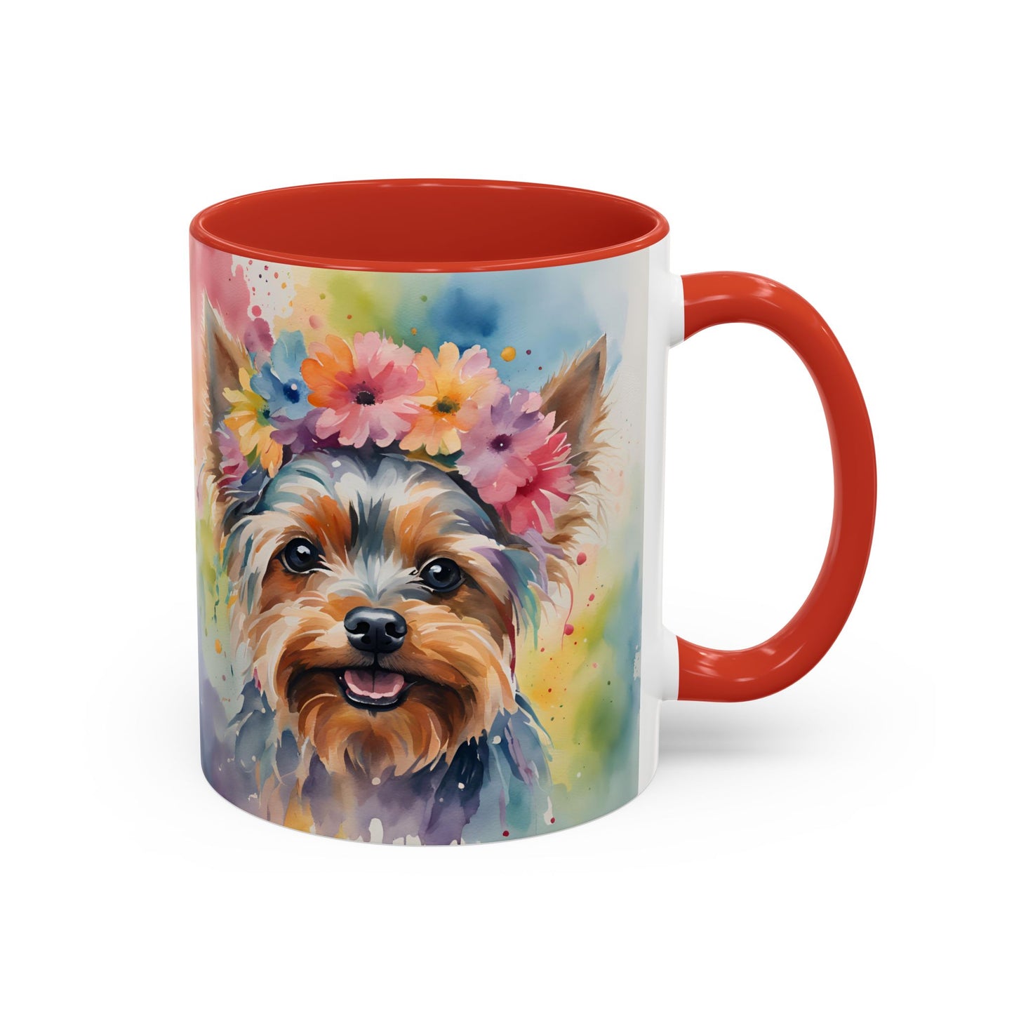 Yorkshire Terrier 03 Accent Coffee Mug - Dog Lover Gift