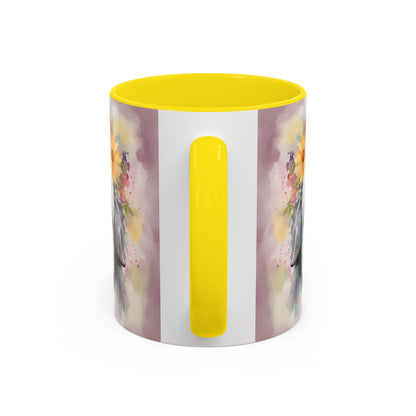 Bearded Collie 01 Accent Coffee Mug - Dog Lover Gift