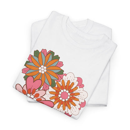 More Abstract Flowers 30 Unisex Heavy Cotton Tee