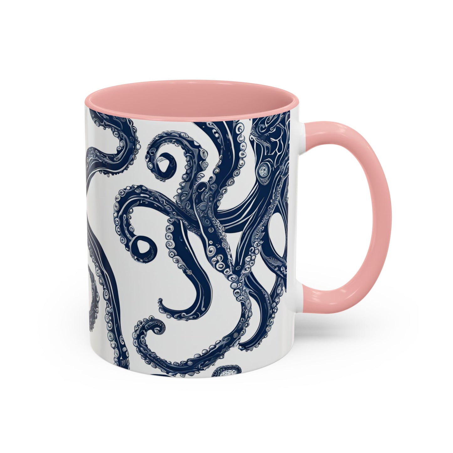 Octopus 4 Accent Coffee Mug (11oz)
