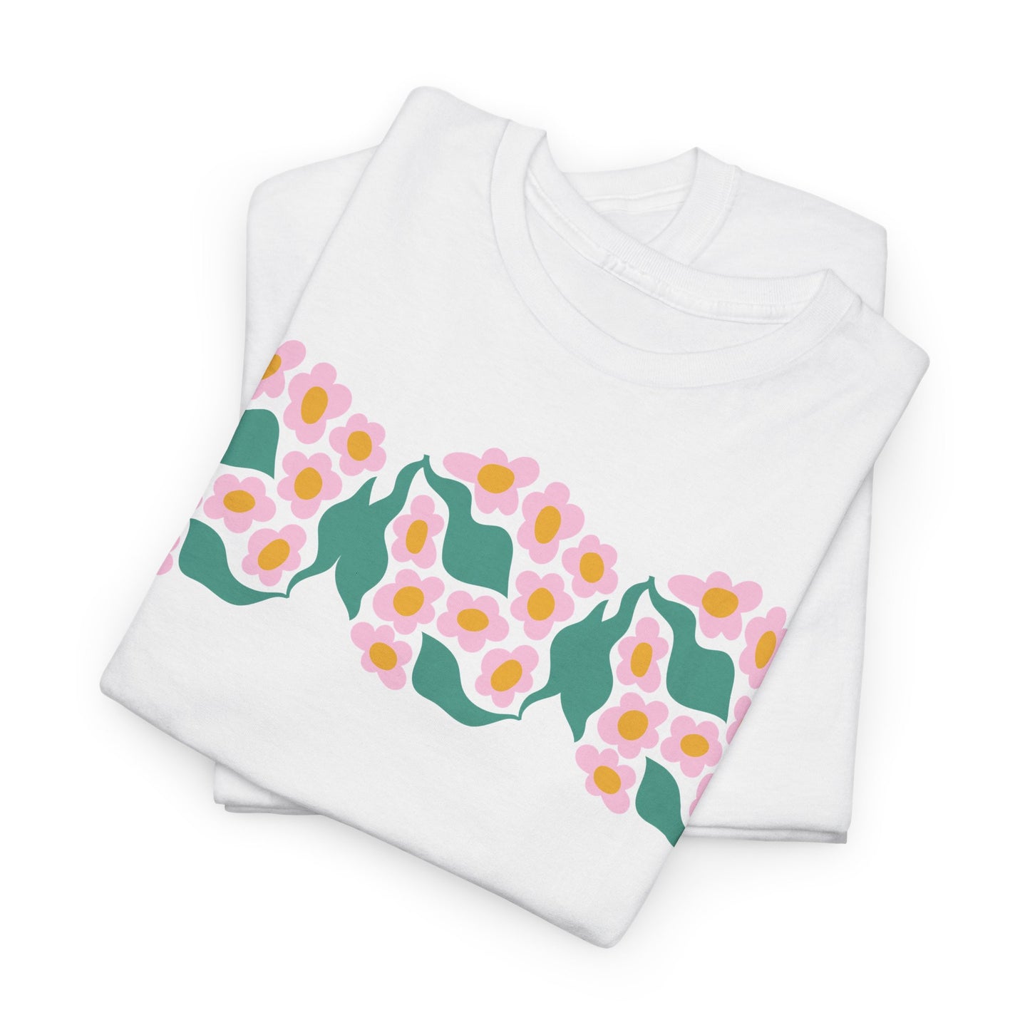 More Abstract Flowers 16 Unisex Heavy Cotton Tee