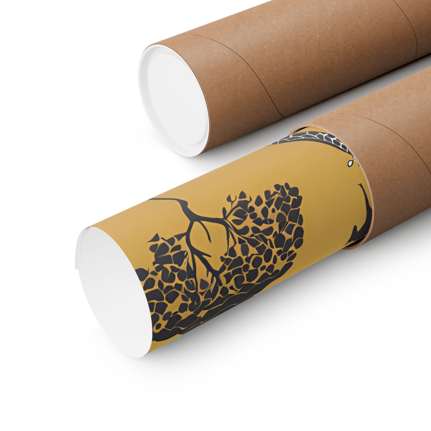Lone Collection Giraffe 11 Matte Square Posters