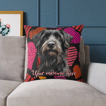 Personalized Valentine Eddy 2 Poly Cushion/Pillow 5 sizes