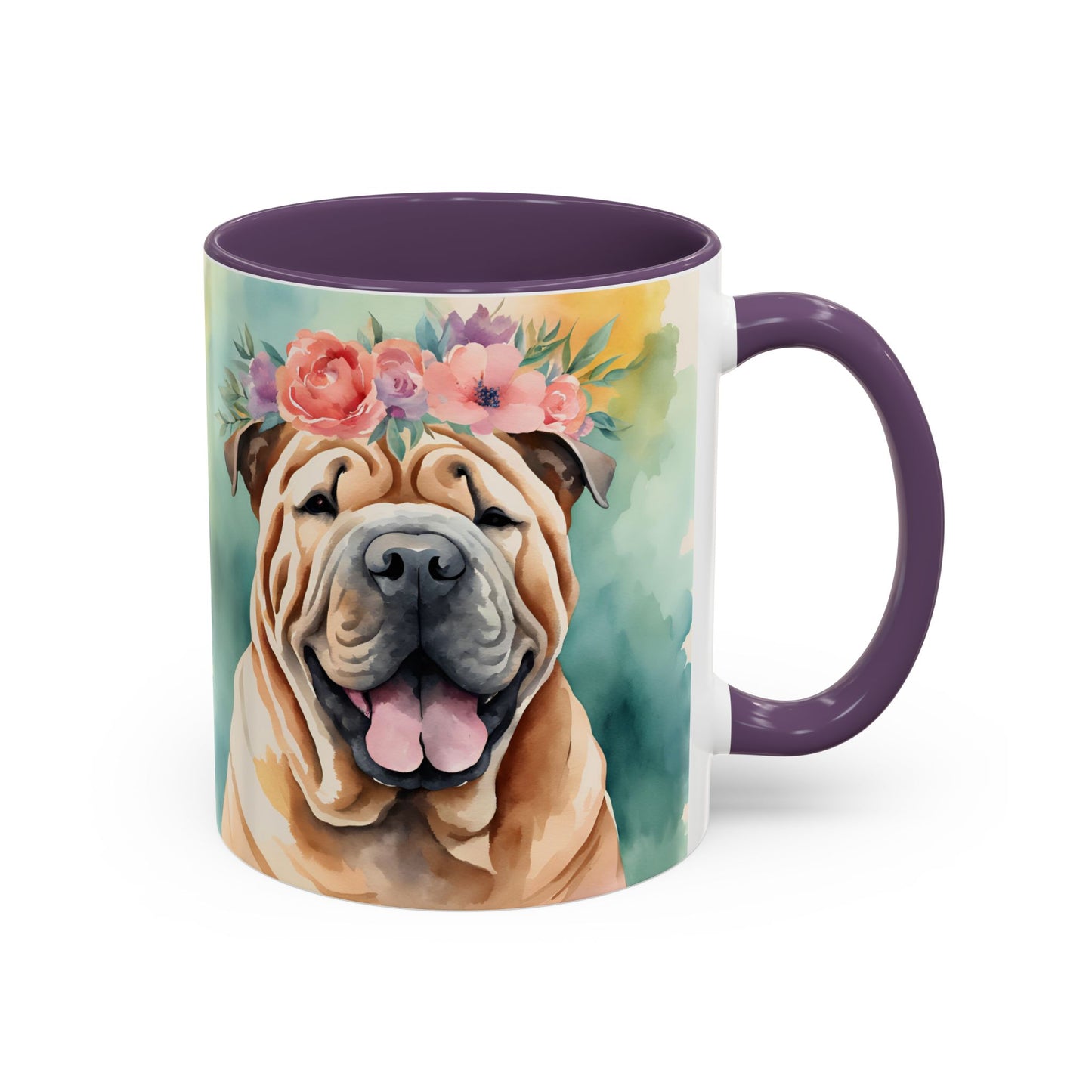 Shar Pei 01 Accent Coffee Mug - Dog Lover Gift