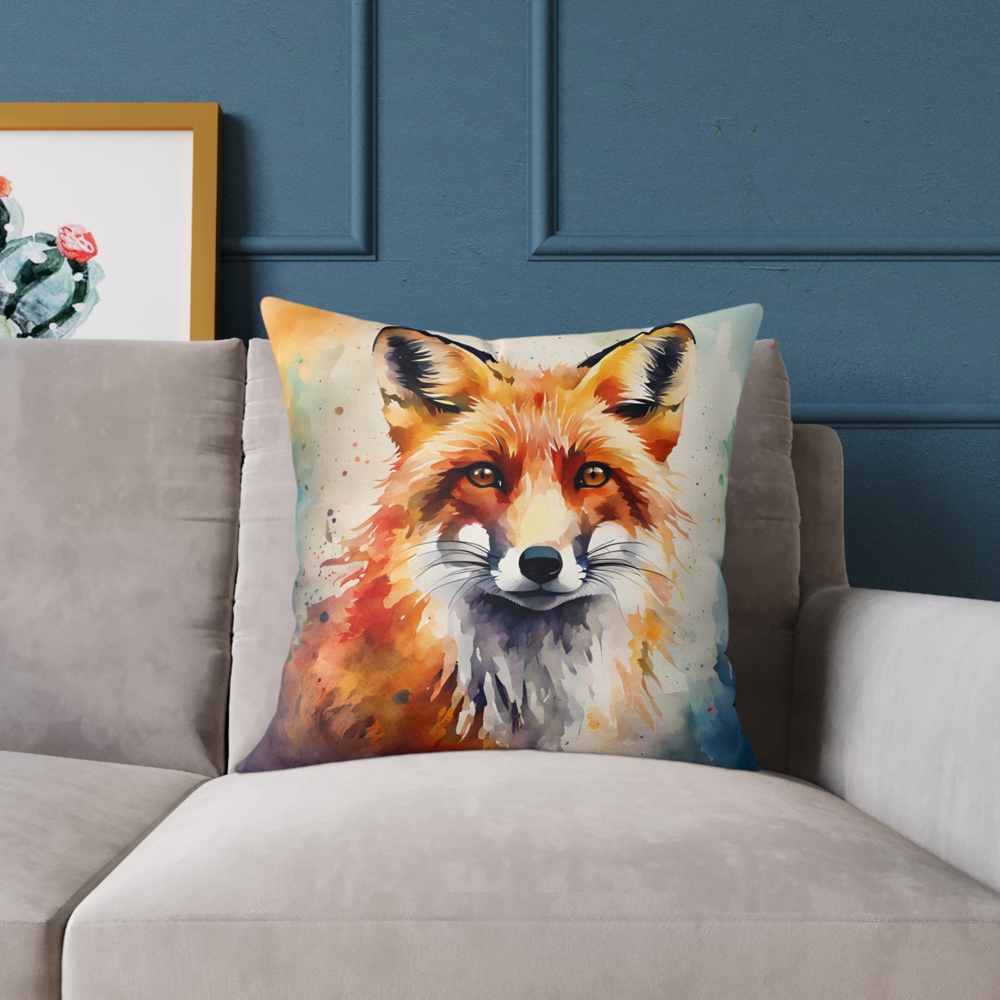 Fox 01 Poly Pillow - Natures Beauty Design