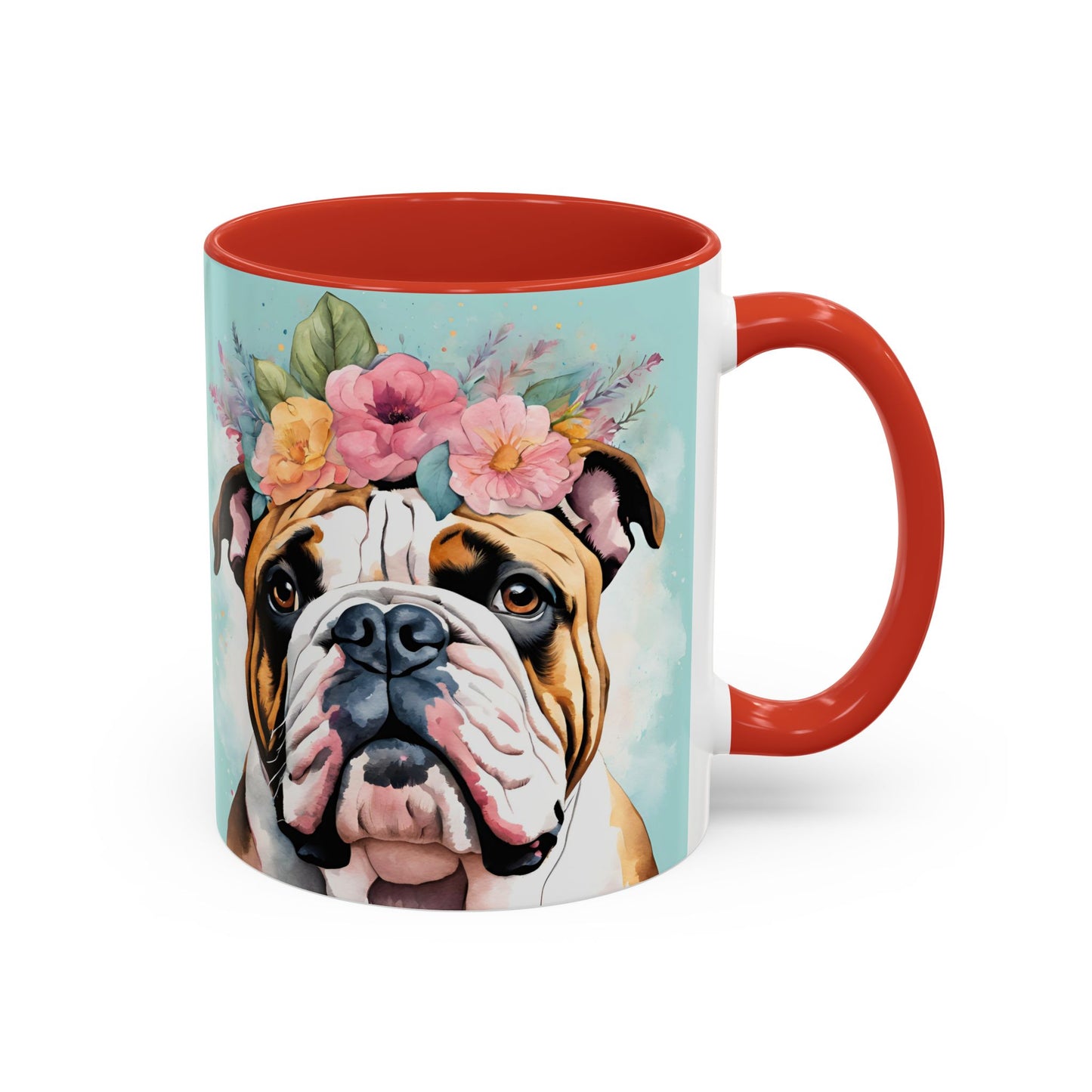 British Bulldog 02 Accent Coffee Mug - Dog Lover Gift