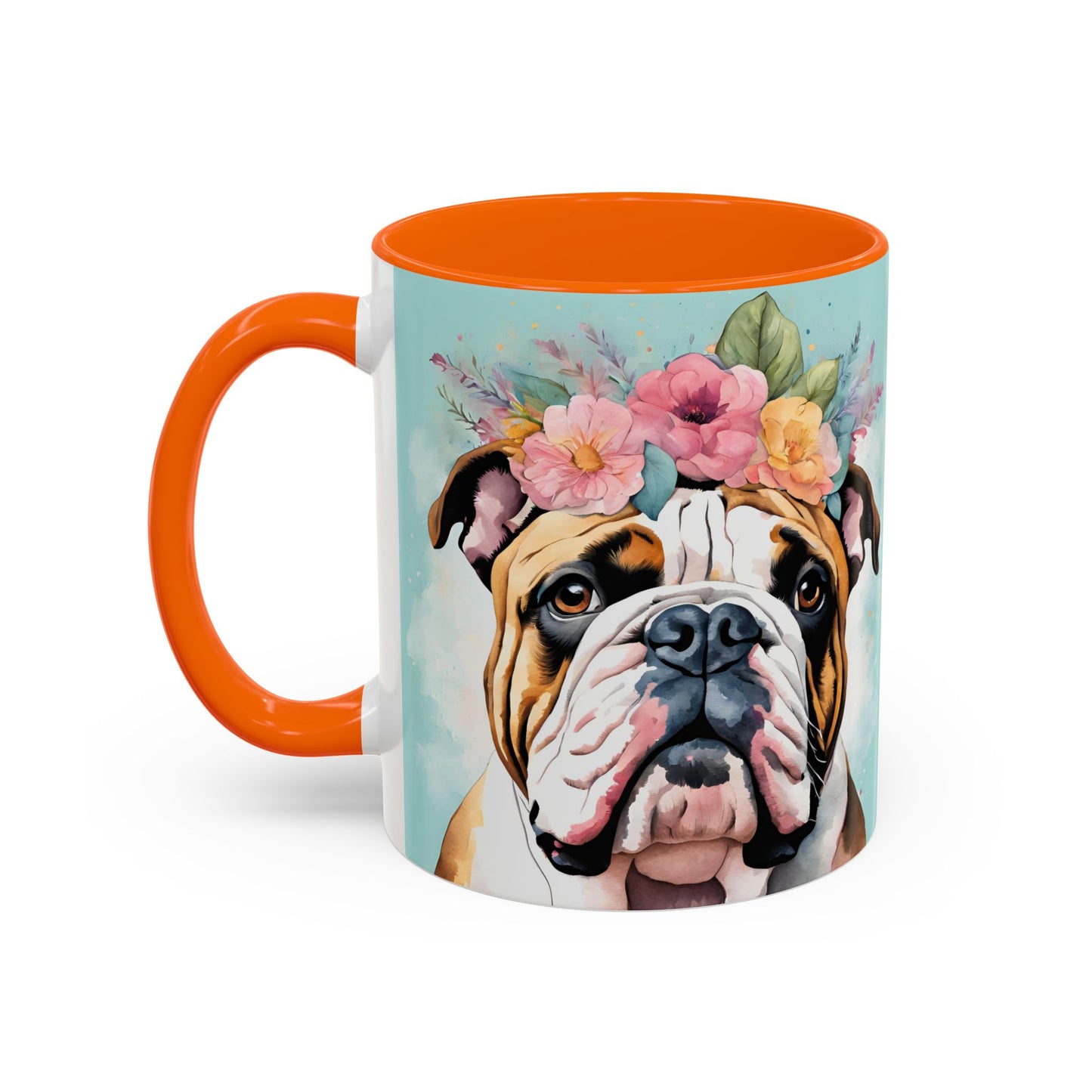 British Bulldog 02 Accent Coffee Mug - Dog Lover Gift