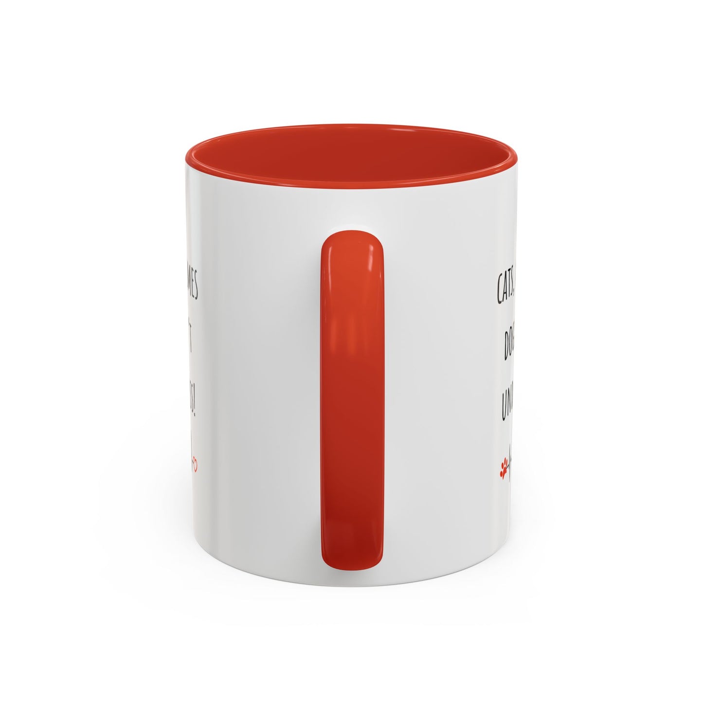 Cats V Dogs 02 Accent Coffee Mug (11oz)
