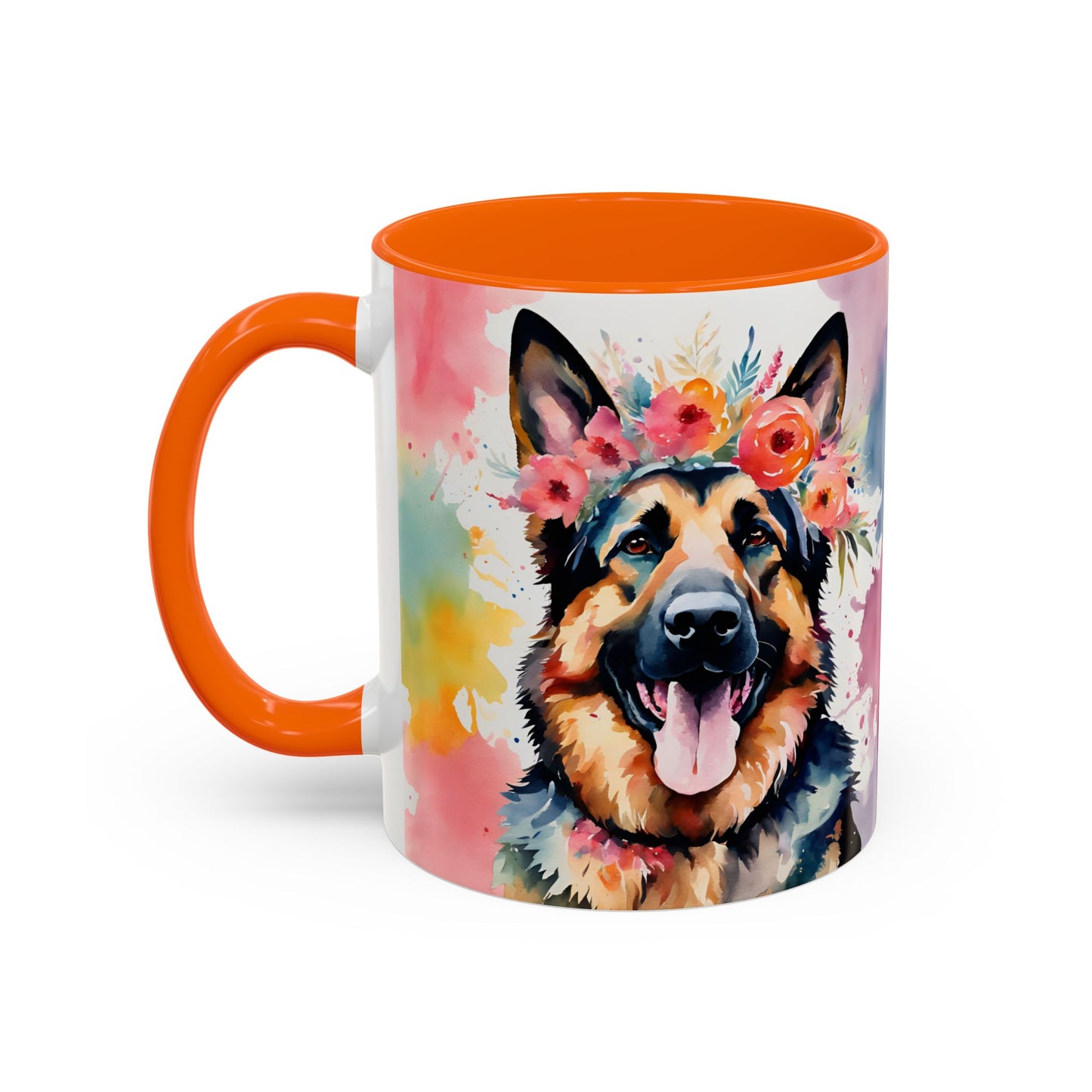 German Shepherd 04 Accent Coffee Mug - Dog Lover Gift