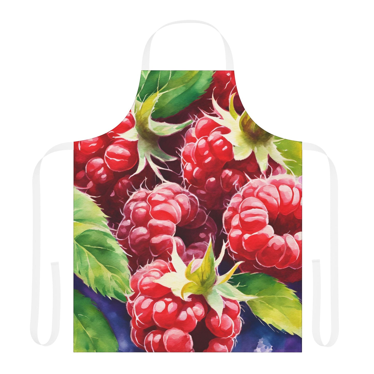 Raspberries 01 Apron 5-Color Straps