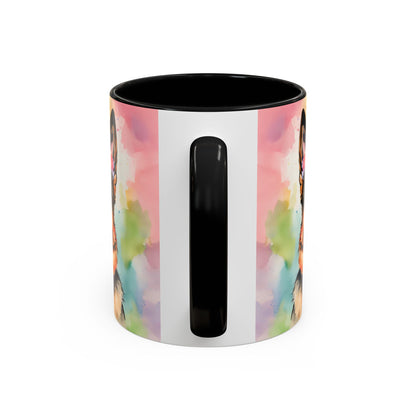 German Shepherd 01 Accent Coffee Mug - Dog Lover Gift
