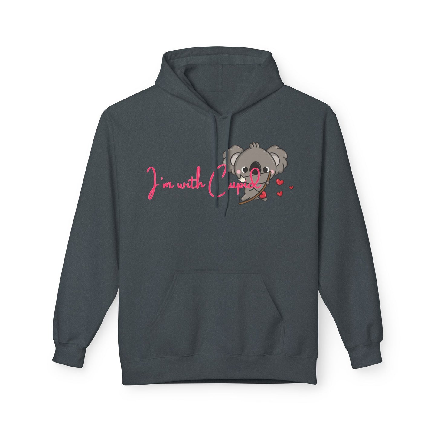 I’m With Cupid Unisex Valentines Hoodie