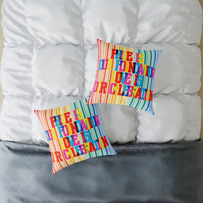 Pride Is Our Foundation Love Is Our Celebration Poly Pillow