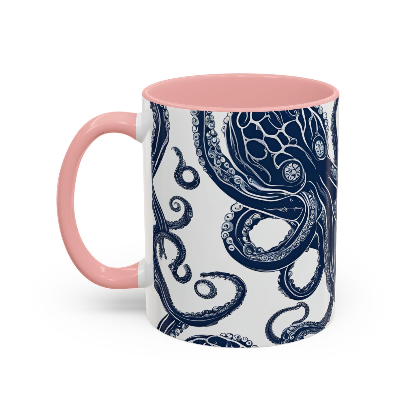 Octopus 4 Accent Coffee Mug (11oz)