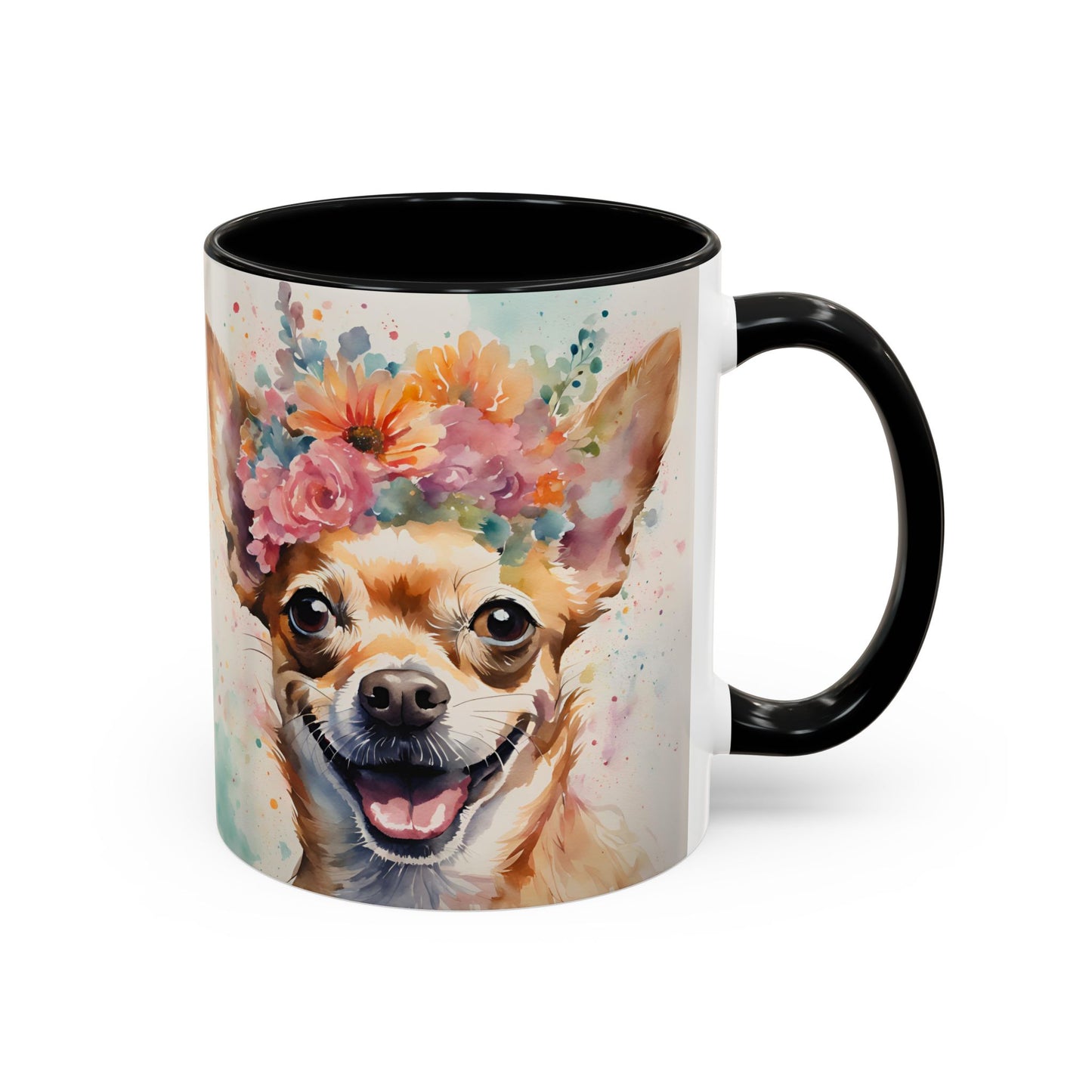 Chihuahua 02 Accent Coffee Mug - Dog Lover Gift