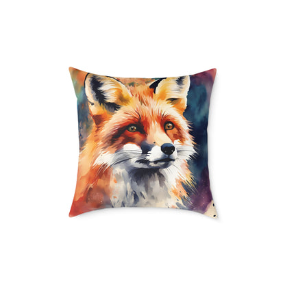Fox 03 Poly Pillow - Natures Beauty Design