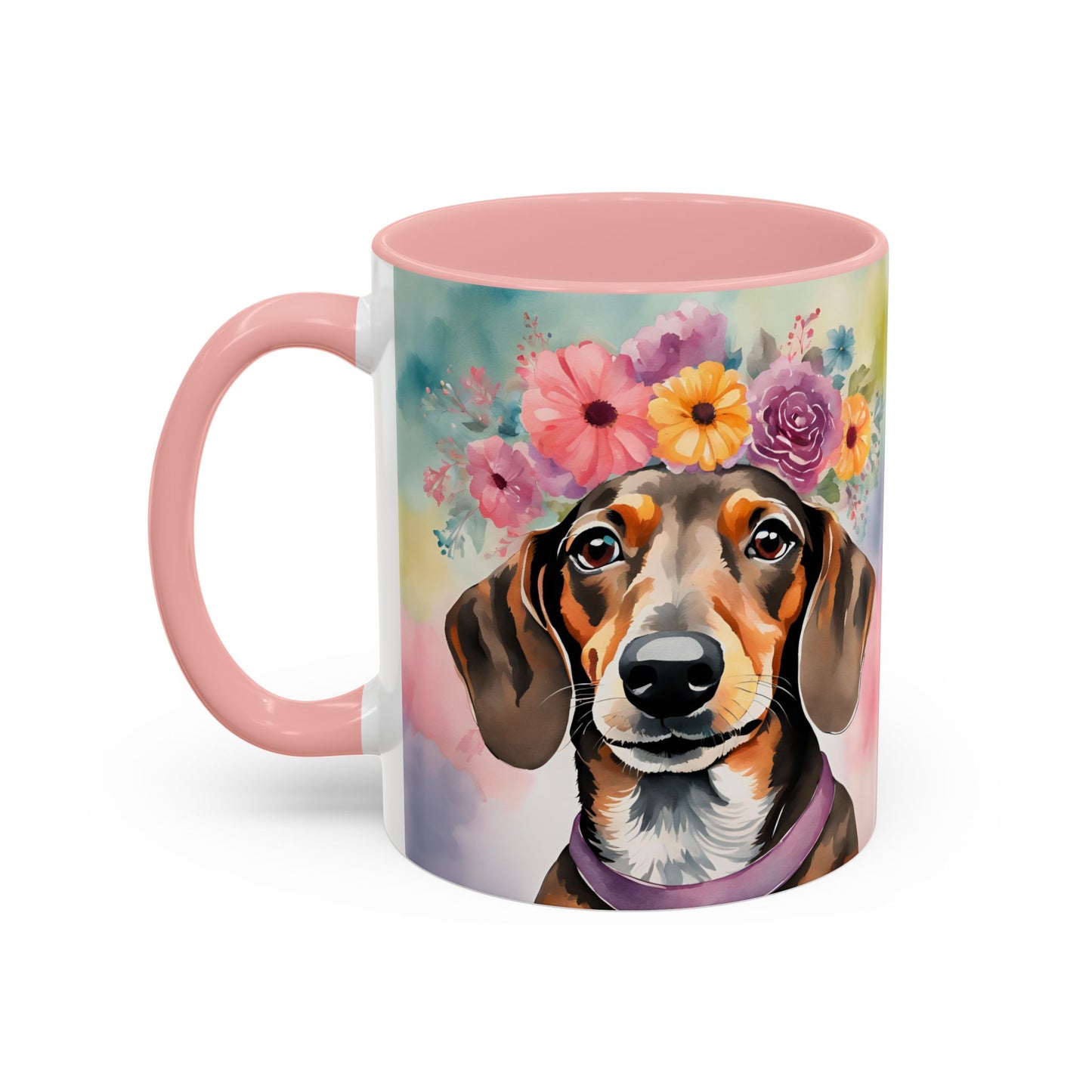 Dachshund 03 Accent Coffee Mug - Dog Lover Gift