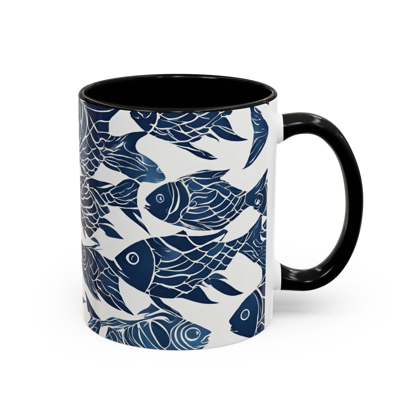 Fish 06 Accent Coffee Mug (11oz)
