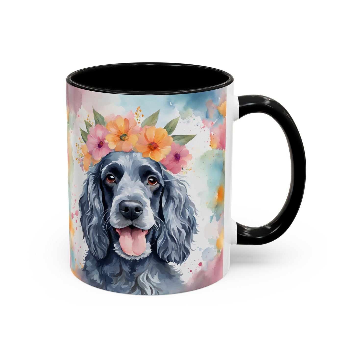 Blue Roan Cocker Spaniel 03 Accent Coffee Mug - Dog Lover Gift