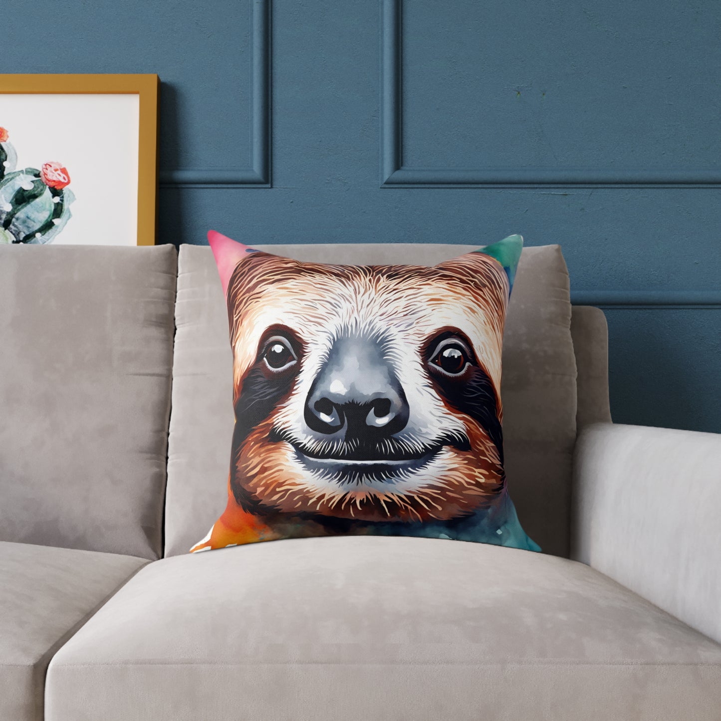 Sloth 03 Poly Pillow - Natures Beauty Design