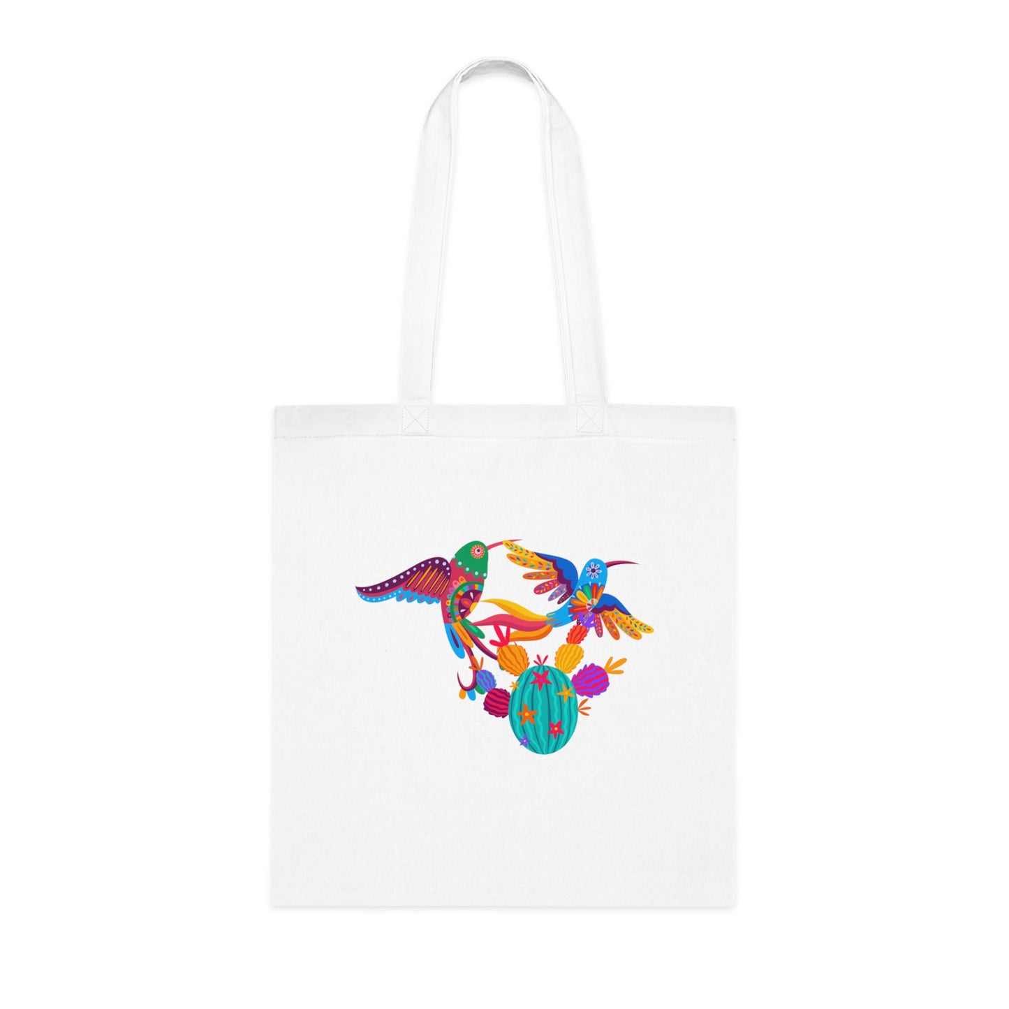 Funky birds 04 Cotton Tote