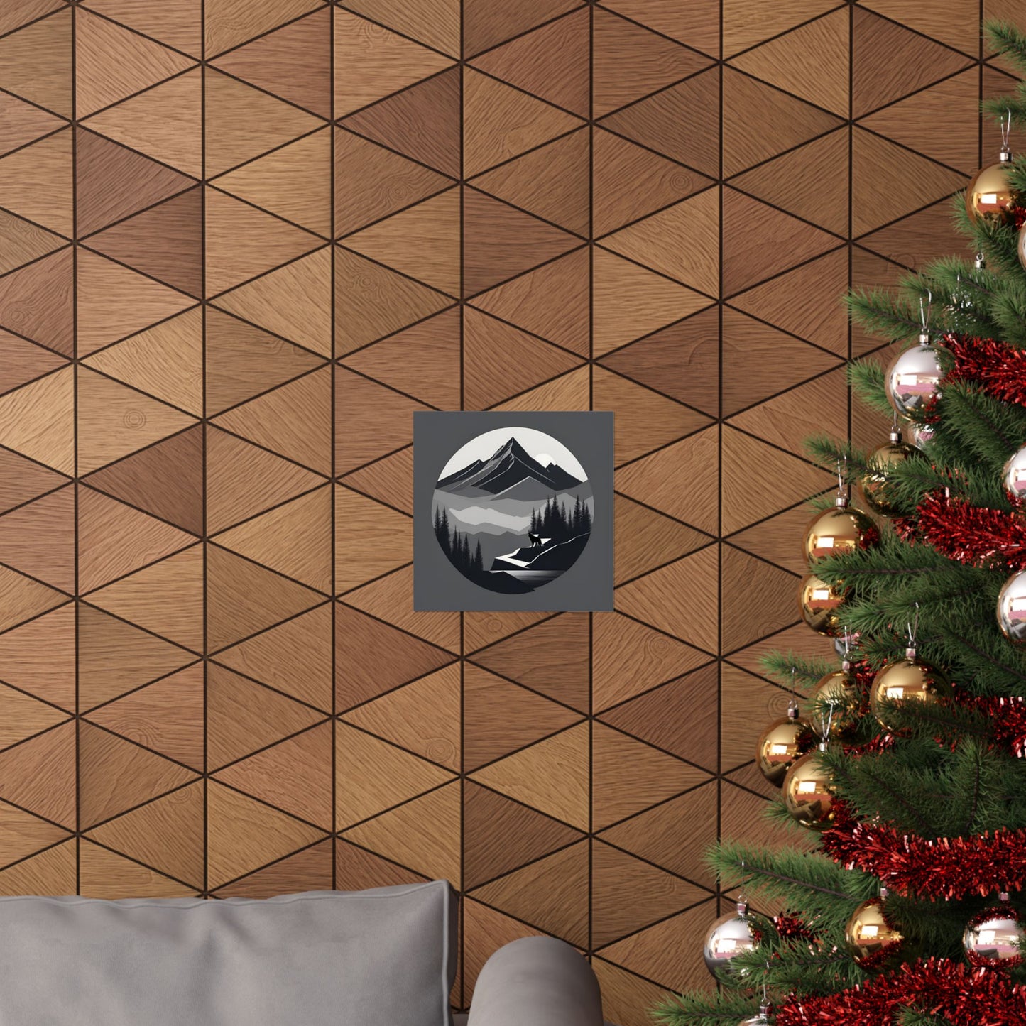 Lone Collection Wolf 5 Matte Square Posters