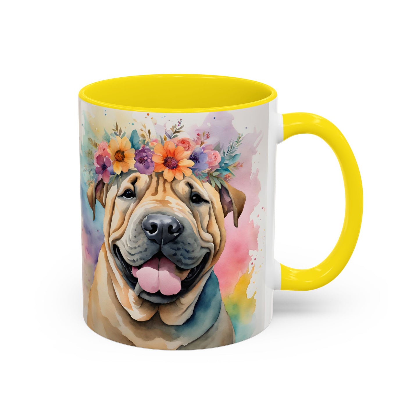 Shar Pei 02 Accent Coffee Mug - Dog Lover Gift