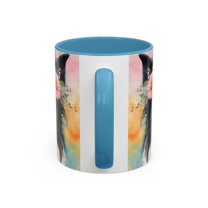 Border Collie 03 Accent Coffee Mug - Dog Lover Gift
