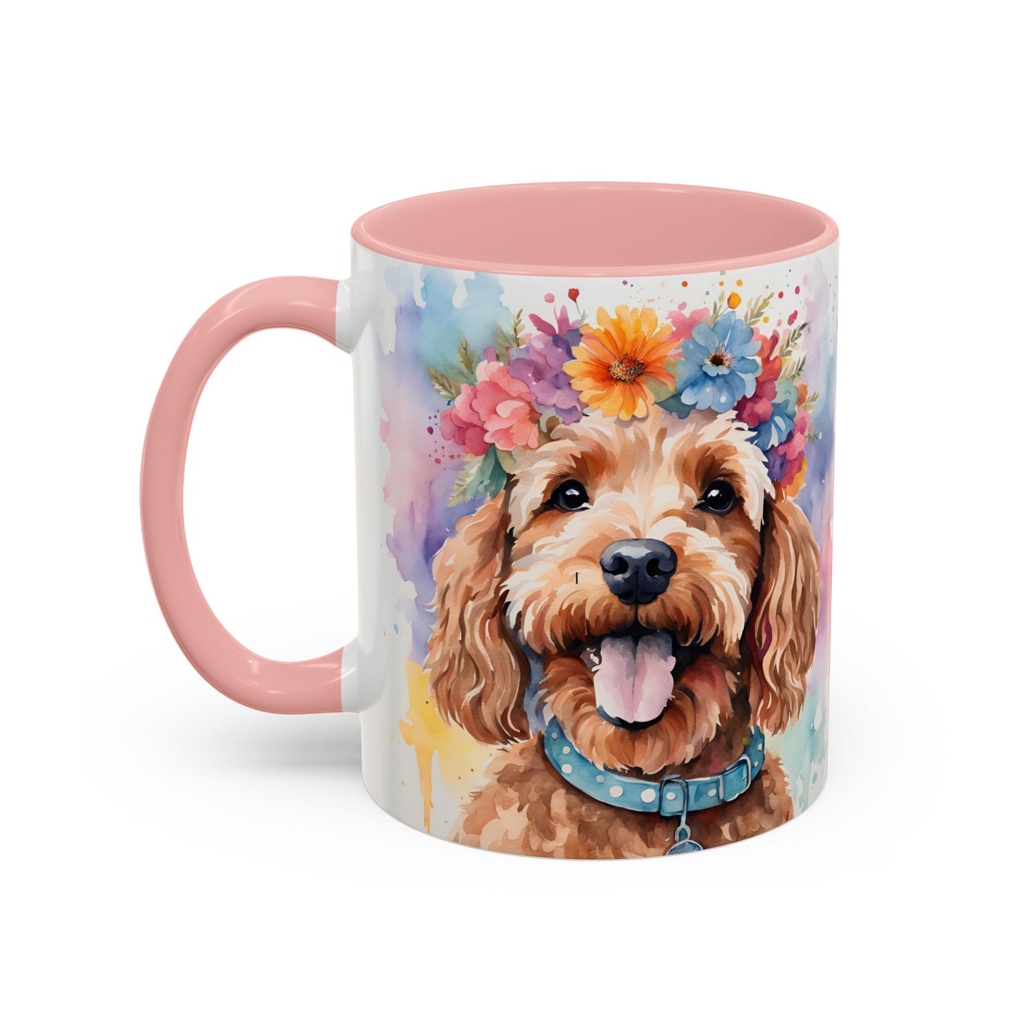 Cockapoo 02 Accent Coffee Mug - Dog Lover Gift