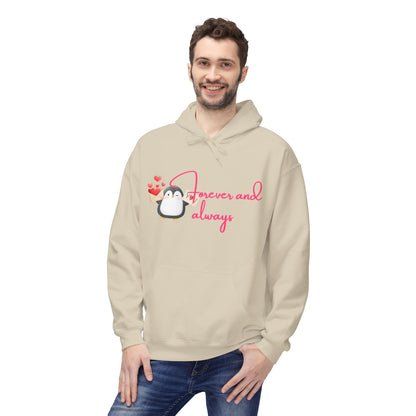 Forever And Always Unisex Valentines Hoodie
