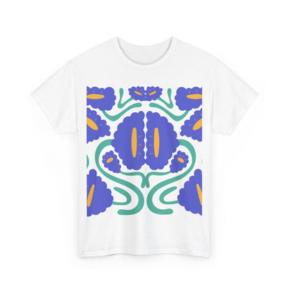 More Abstract Flowers 3 Unisex Heavy Cotton Tee