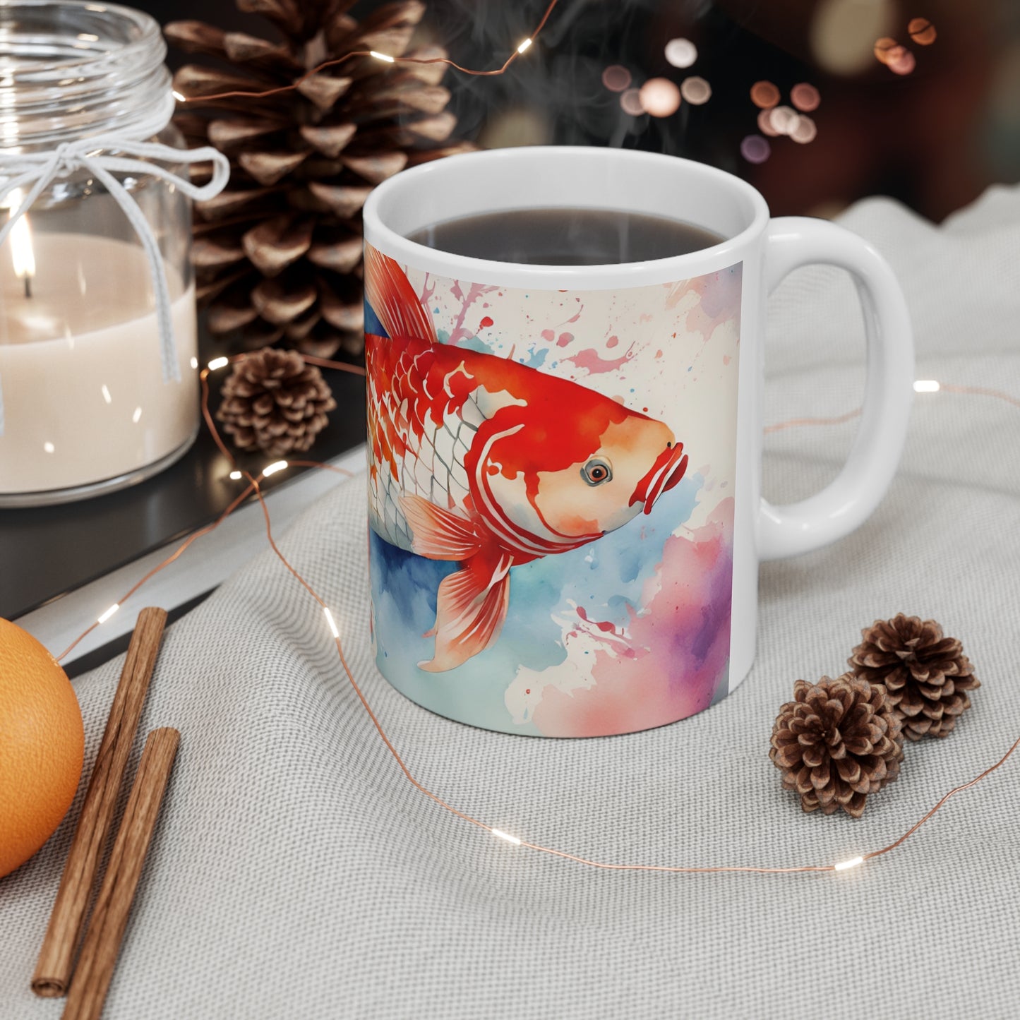 Koi Carp 03 Mug - Nature's Beauty Collection