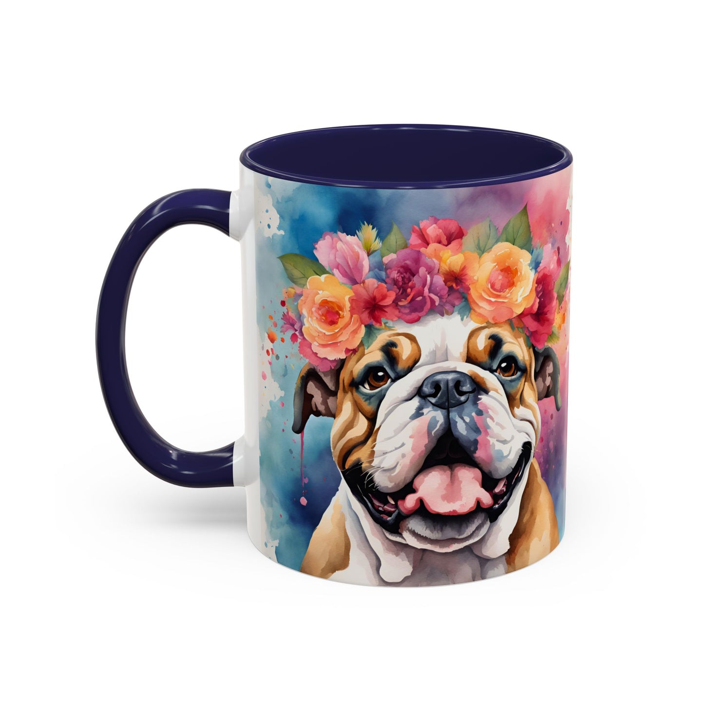 British Bulldog 01 Accent Coffee Mug - Dog Lover Gift