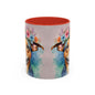 Staffordshire Bull Terrier 02 Accent Coffee Mug - Dog Lover Gift