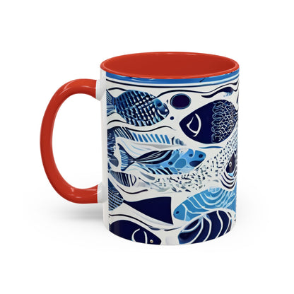 Fish 13 Accent Coffee Mug (11oz)