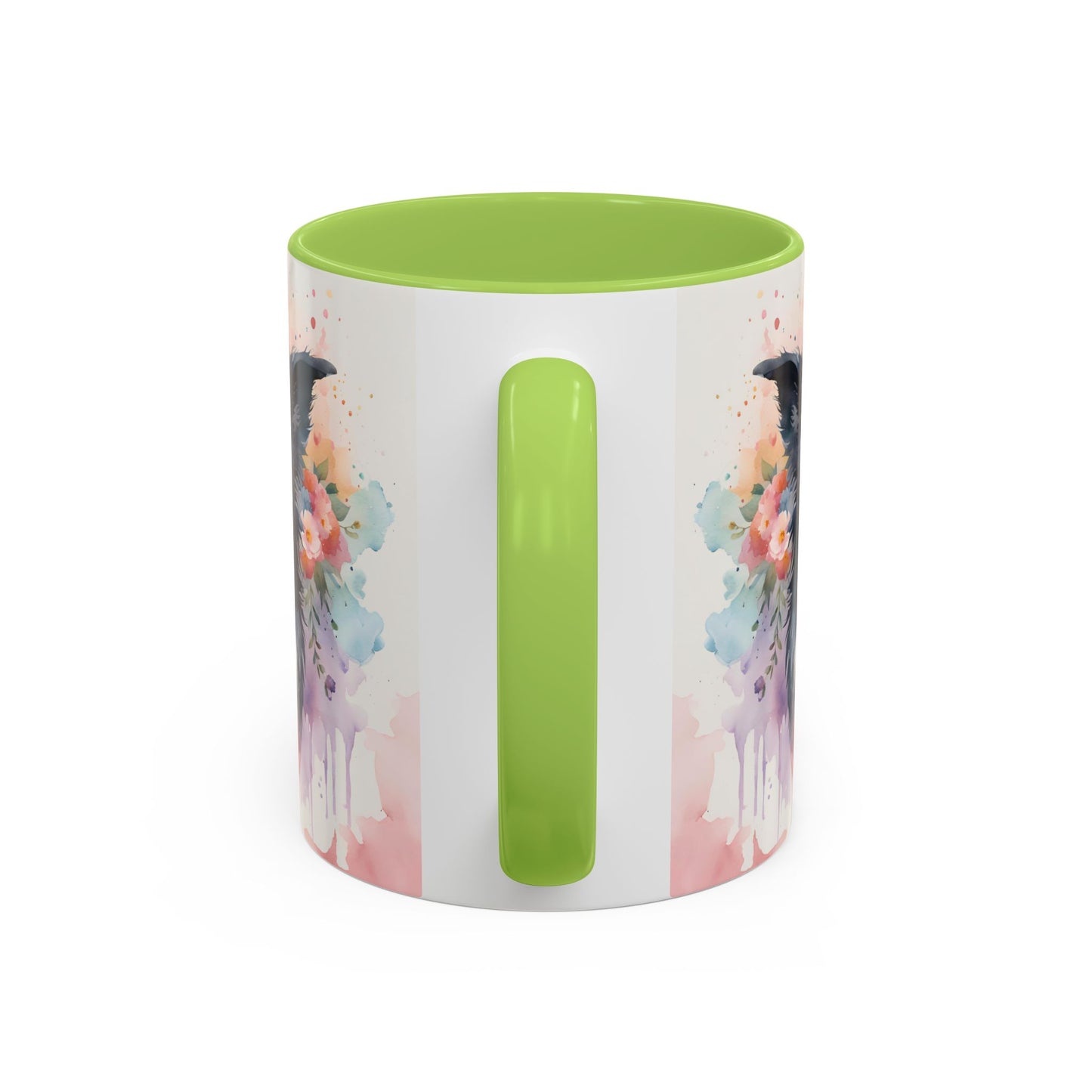 Border Collie 01 Accent Coffee Mug - Dog Lover Gift