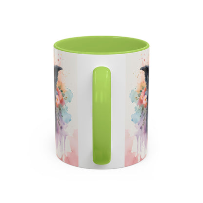 Border Collie 01 Accent Coffee Mug - Dog Lover Gift