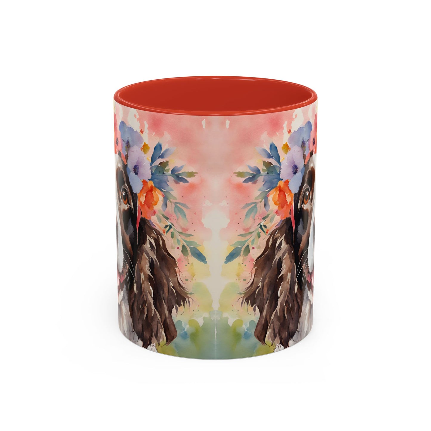 Springer Spaniel 03 Accent Coffee Mug - Dog Lover Gift