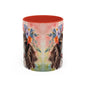 Springer Spaniel 03 Accent Coffee Mug - Dog Lover Gift