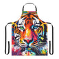 Multicolored Tiger Adult Apron (AOP)