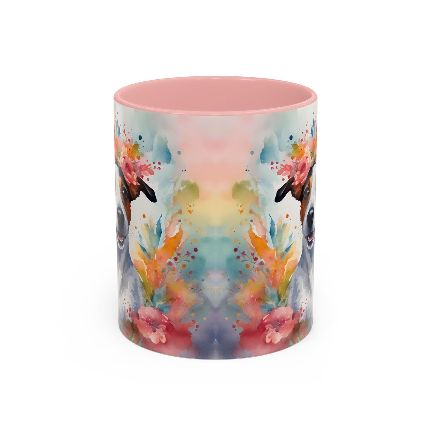 Jack Russell 02 Accent Coffee Mug - Dog Lover Gift