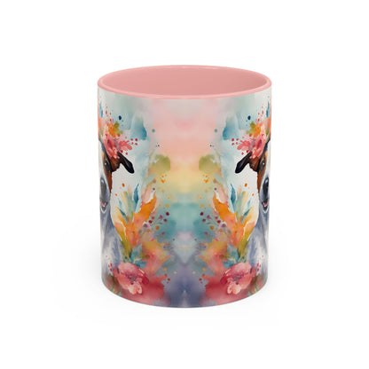 Jack Russell 02 Accent Coffee Mug - Dog Lover Gift