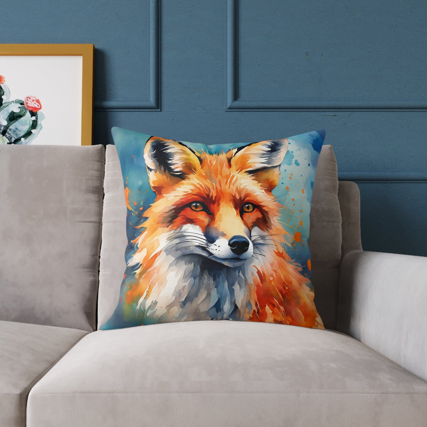 Fox 04 Poly Pillow - Natures Beauty Design
