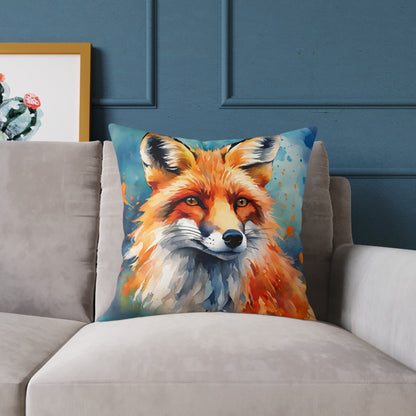 Fox 04 Poly Pillow - Natures Beauty Design