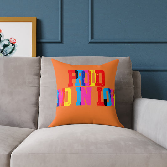 Proud And In Love Poly Pillow